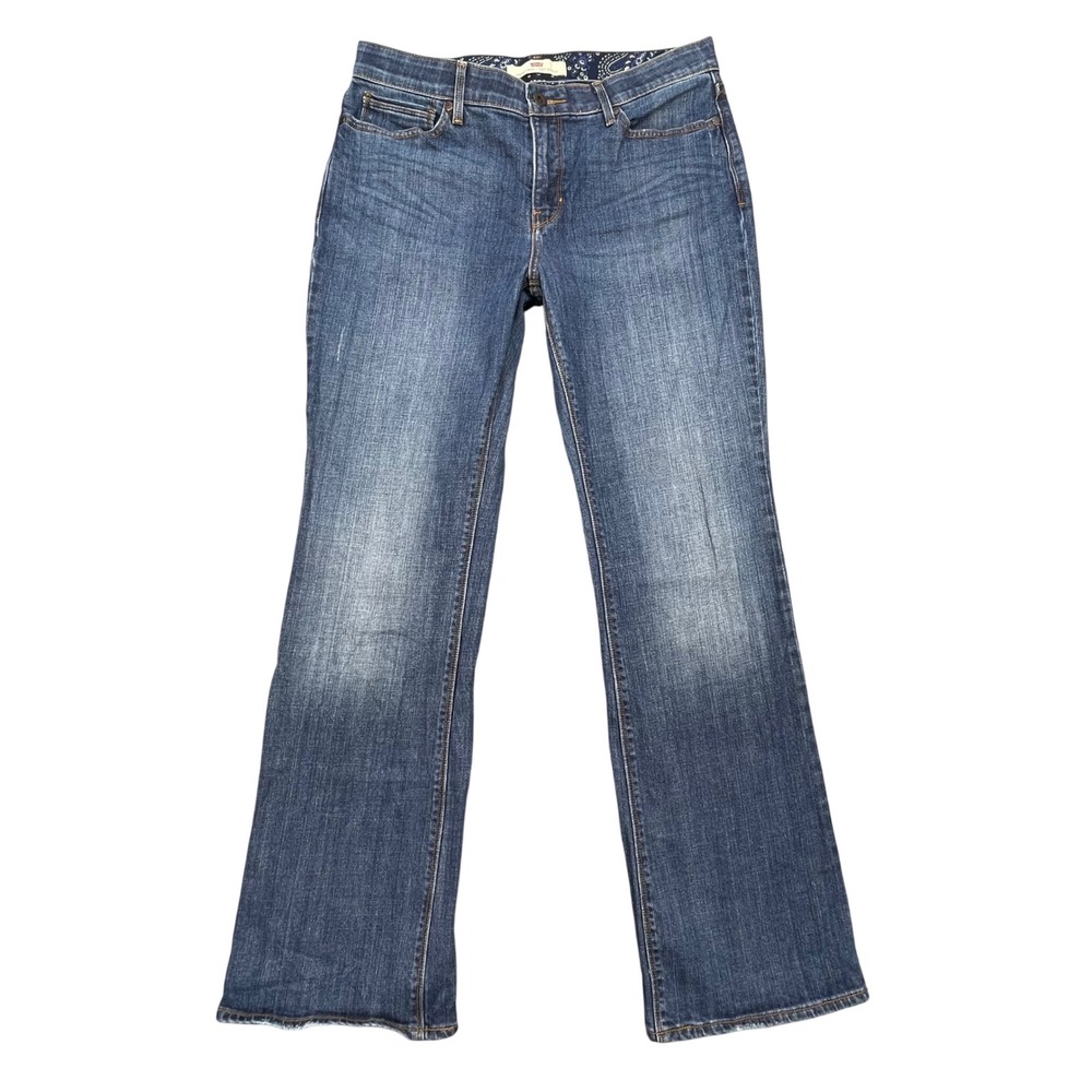 Y2K Levi's Blue 525 Perfect Waist Flap Pocket Bootcut Jeans Women 12M